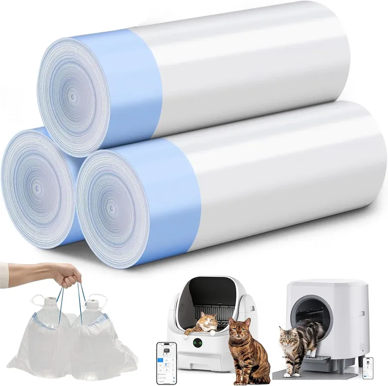 Ellenpent 45 Packs Replaced Trash Bags-3 Rolls