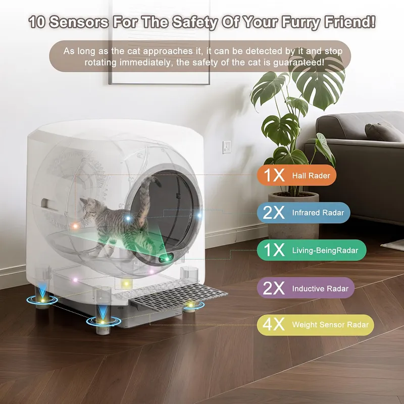 Ellenpent Self Cleaning Litter Box